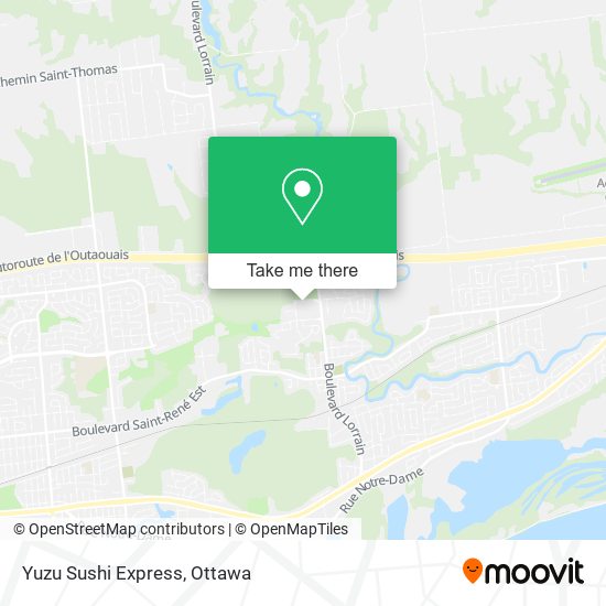 Yuzu Sushi Express map