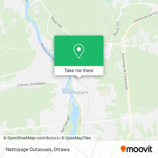 Nettoyage Outaouais map