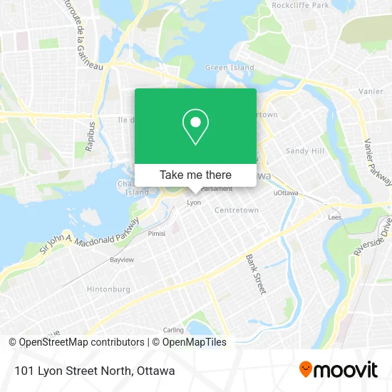 101 Lyon Street North map