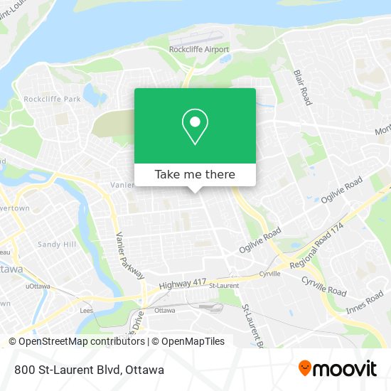 800 St-Laurent Blvd map