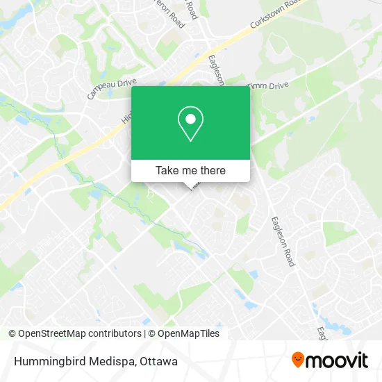 Hummingbird Medispa map