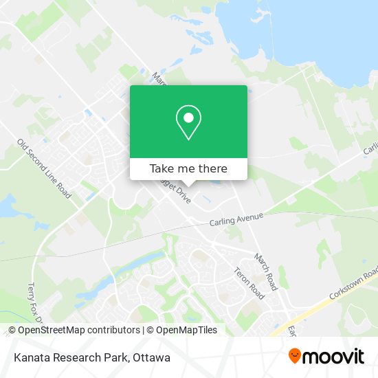 Kanata Research Park map