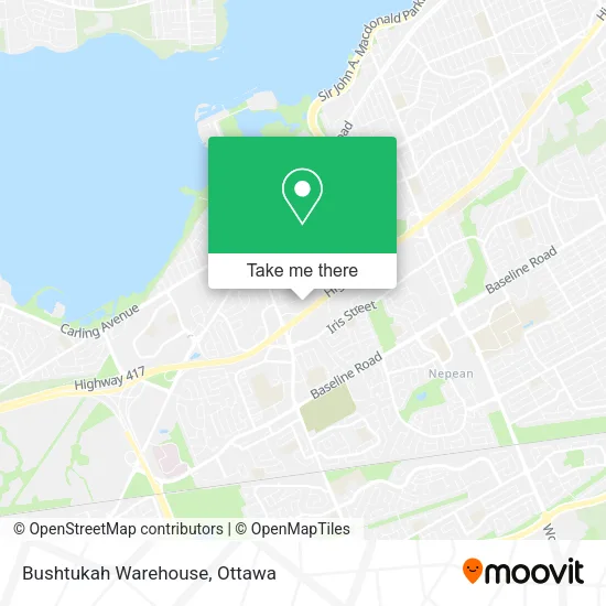 Bushtukah Warehouse map