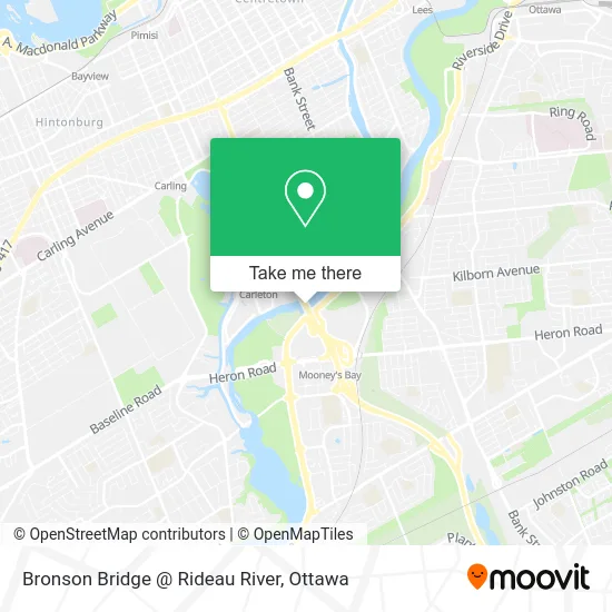 Bronson Bridge @ Rideau River map