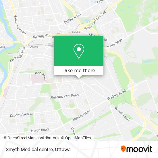 Smyth Medical centre map