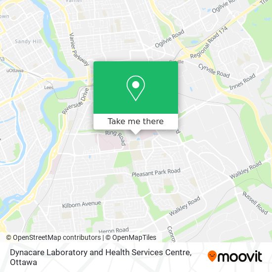 Dynacare Laboratory and Health Services Centre map