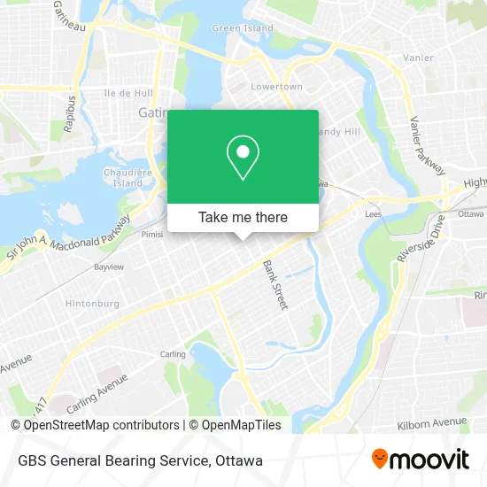 GBS General Bearing Service map