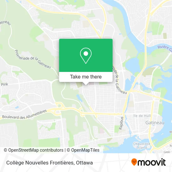 Collège Nouvelles Frontières map