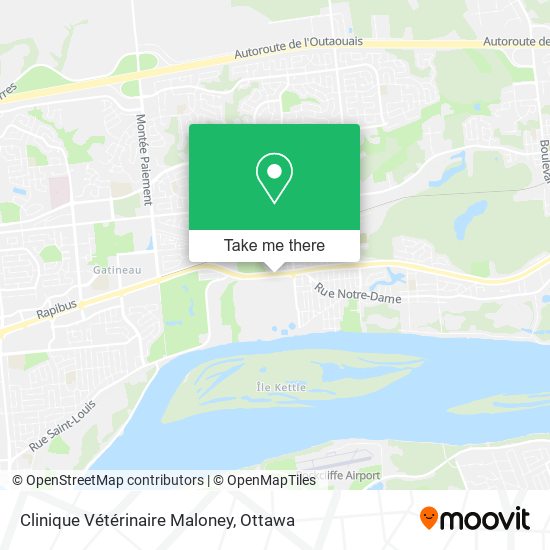 Clinique Vétérinaire Maloney map