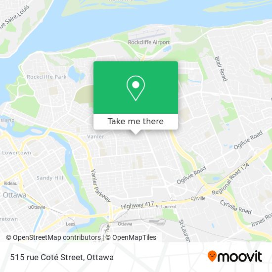 515 rue Coté Street map
