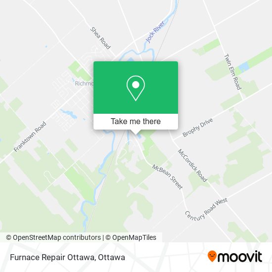 Furnace Repair Ottawa map