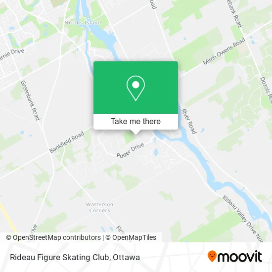 Rideau Figure Skating Club map