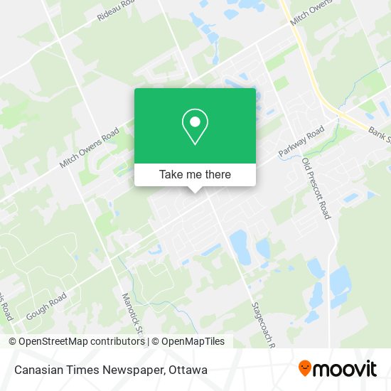 Canasian Times Newspaper map
