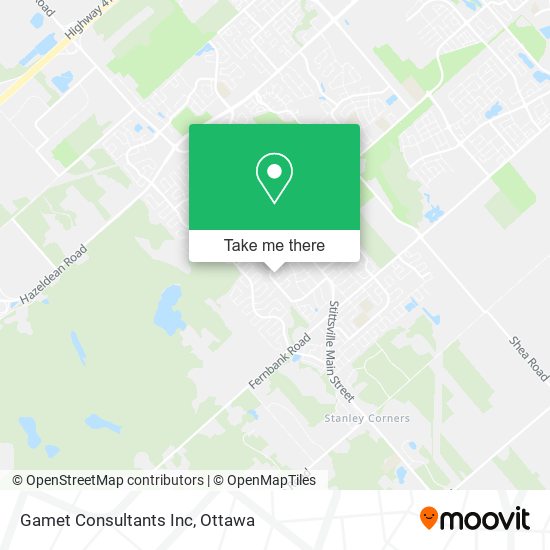 Gamet Consultants Inc map