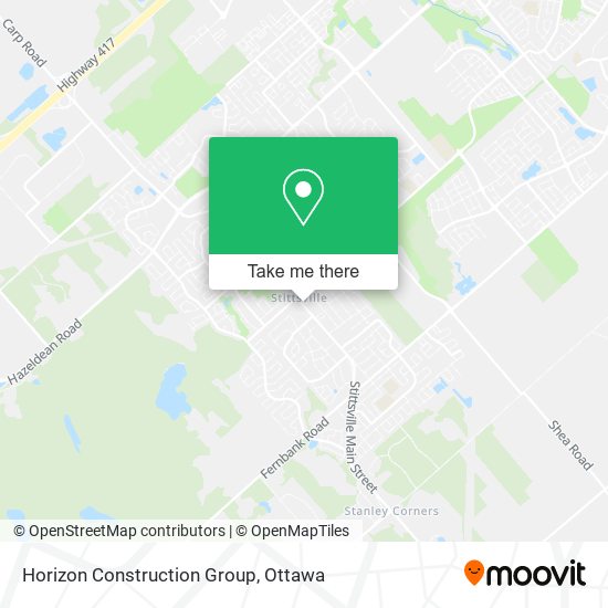 Horizon Construction Group map