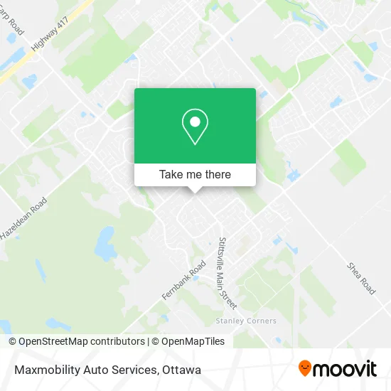 Maxmobility Auto Services map