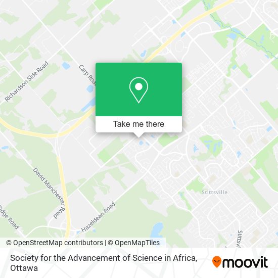 Society for the Advancement of Science in Africa map