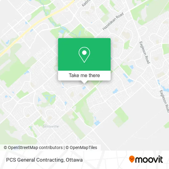 PCS General Contracting map