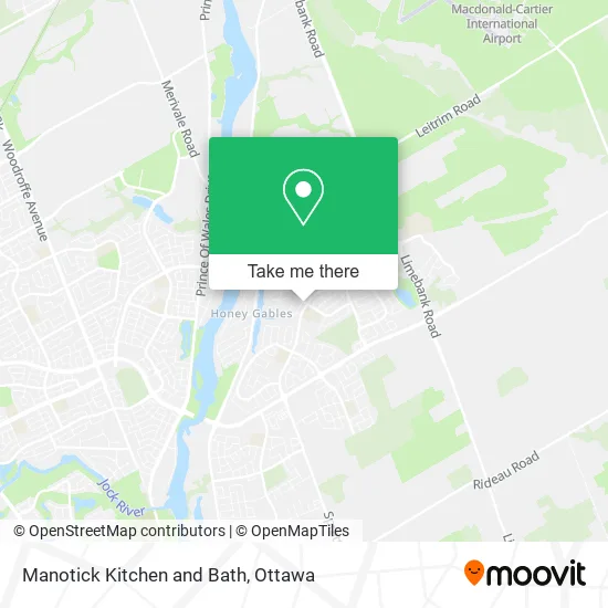 Manotick Kitchen and Bath map