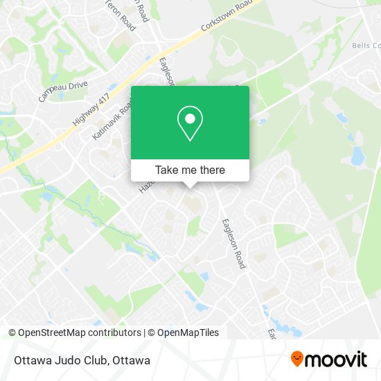 Ottawa Judo Club map