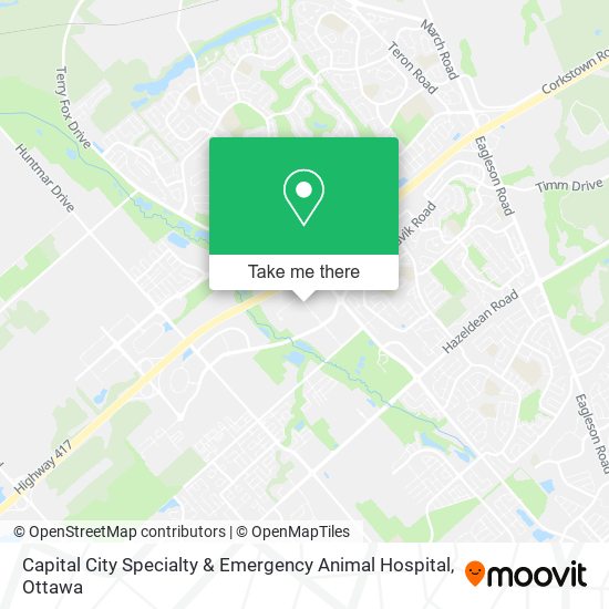 Capital City Specialty & Emergency Animal Hospital map