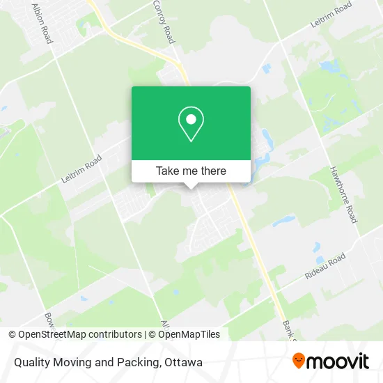 Quality Moving and Packing map