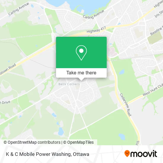 K & C Mobile Power Washing map