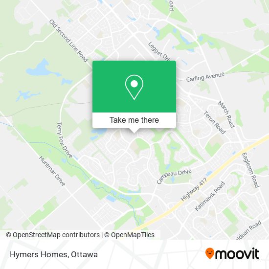 Hymers Homes map