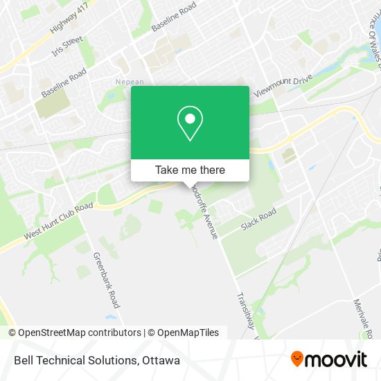 Bell Technical Solutions map