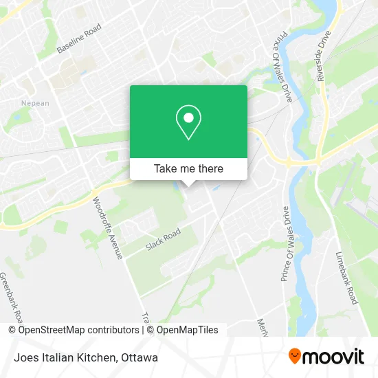 Joes Italian Kitchen map