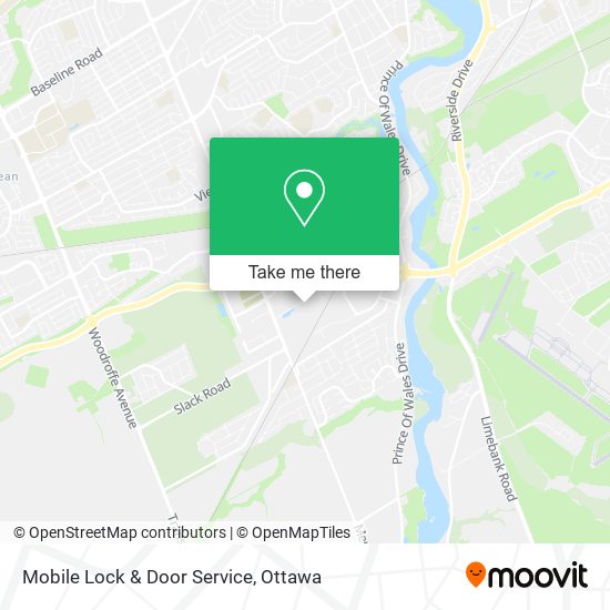 Mobile Lock & Door Service map