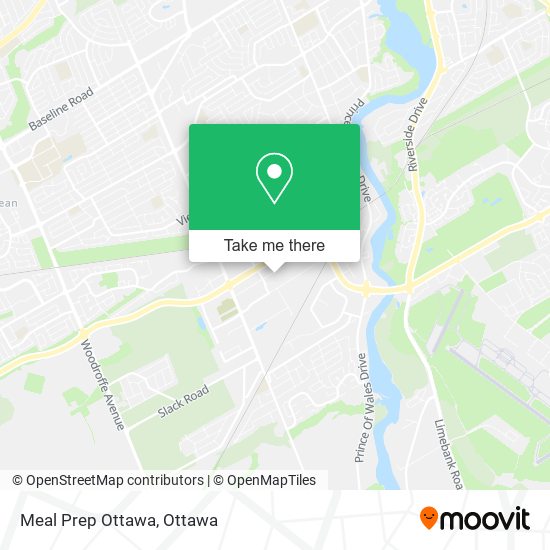 Meal Prep Ottawa map