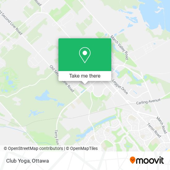 Club Yoga map