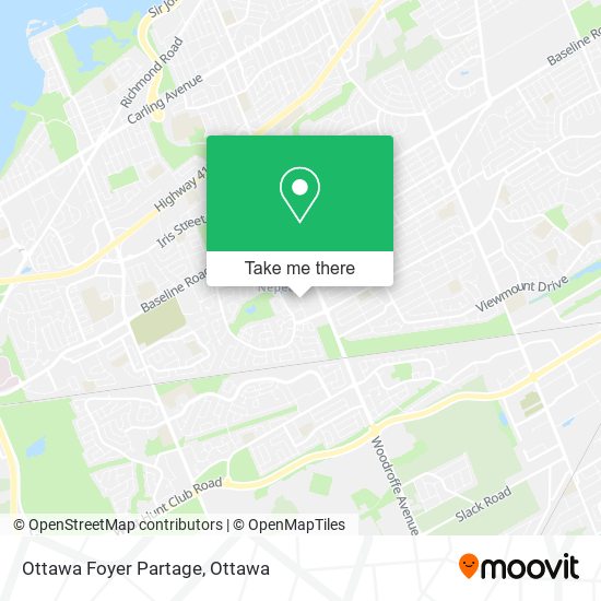 Ottawa Foyer Partage map