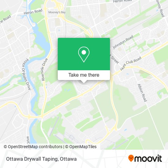 Ottawa Drywall Taping map