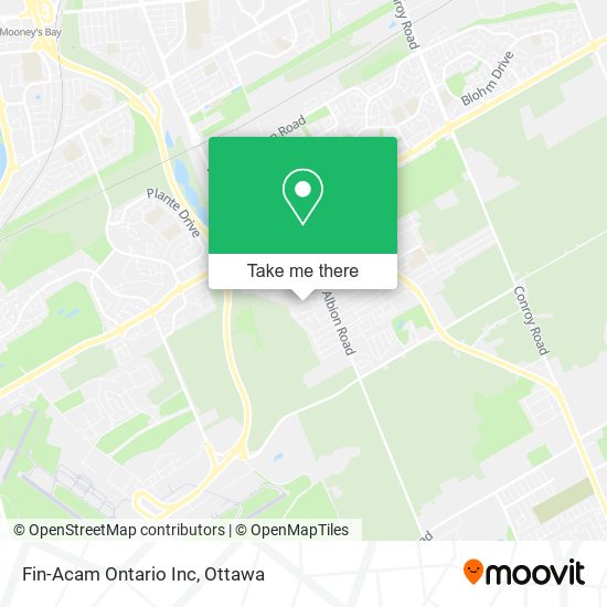 Fin-Acam Ontario Inc map