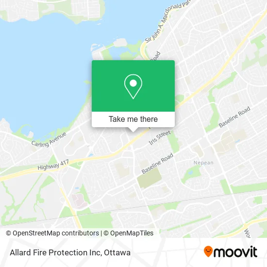 Allard Fire Protection Inc map