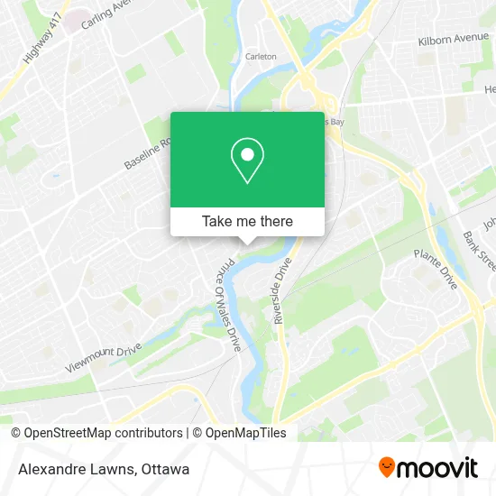 Alexandre Lawns map