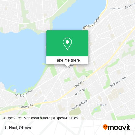 U-Haul map