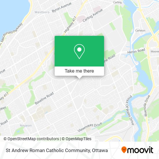 St Andrew Roman Catholic Community map