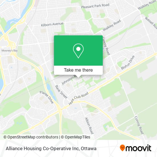 Alliance Housing Co-Operative Inc map