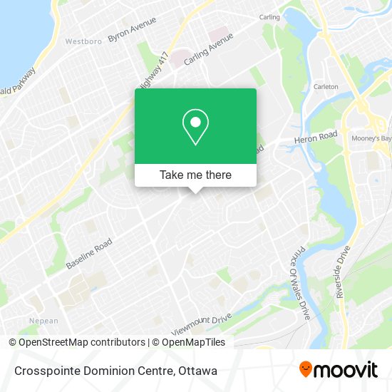 Crosspointe Dominion Centre map