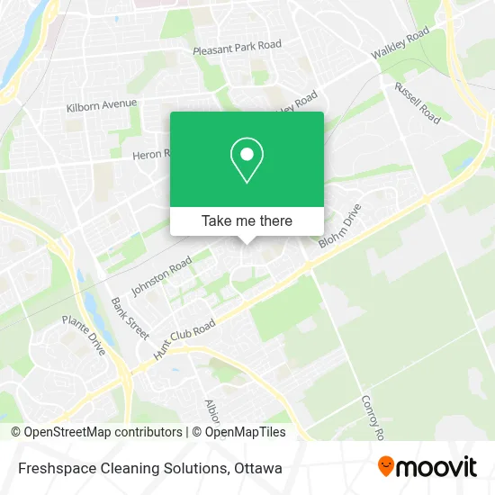 Freshspace Cleaning Solutions map