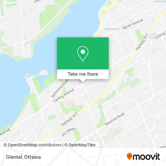 Glentel map