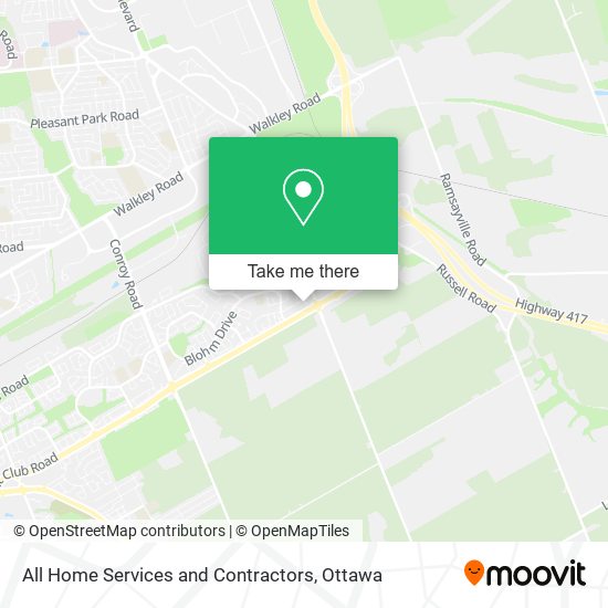 All Home Services and Contractors map