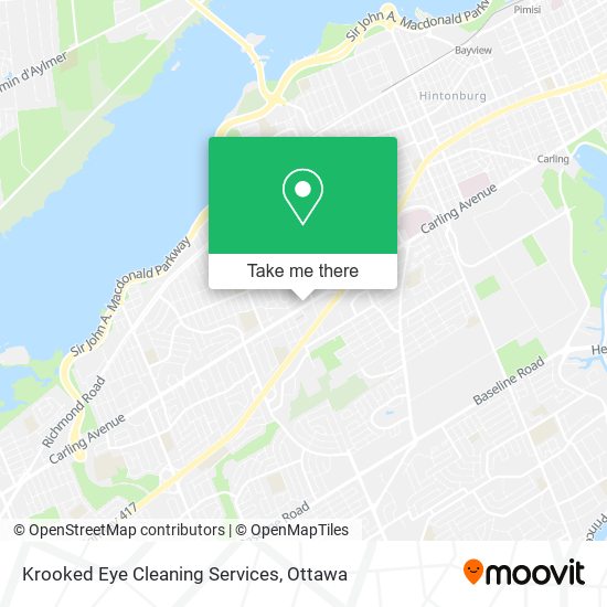 Krooked Eye Cleaning Services map