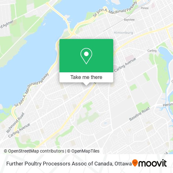 Further Poultry Processors Assoc of Canada map