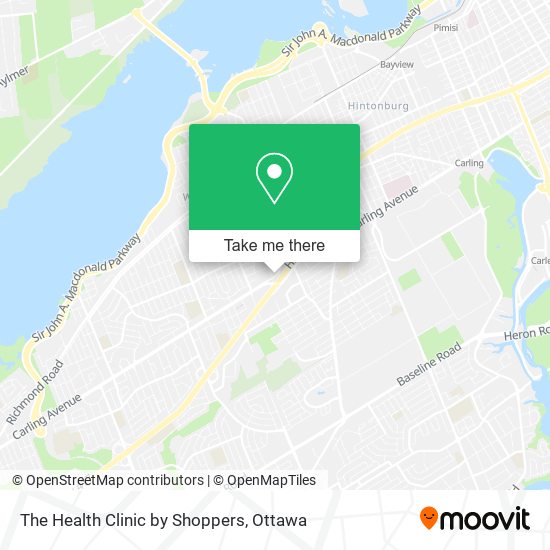 The Health Clinic by Shoppers map