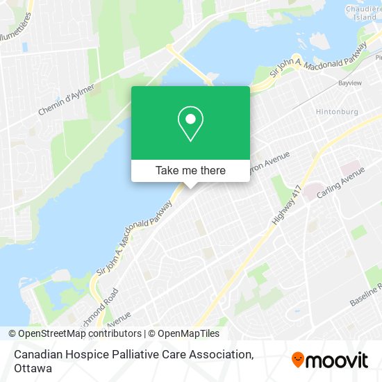 Canadian Hospice Palliative Care Association map