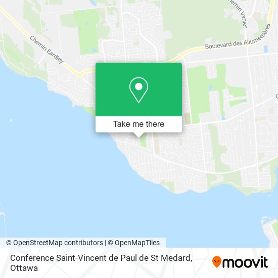 Conference Saint-Vincent de Paul de St Medard plan